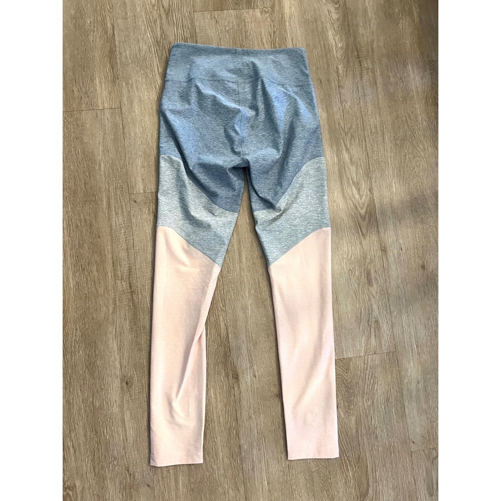 Outdoor Voices Springs 7/8 Leggings Colorblock Blue Grey Pink Women Size Small - Picture 4 of 4